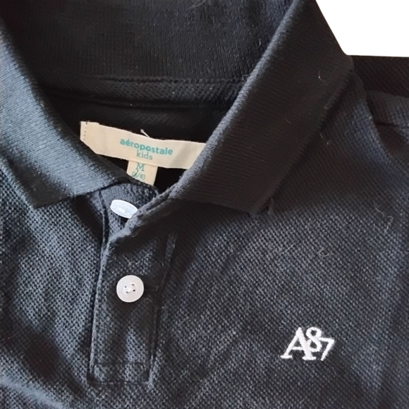 Aeropostale Polo Kids Medium Preppy Academia Casual Minimialist Classic Y2K 90s - Picture 3 of 3